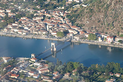 Andance un pont sur le Rhône