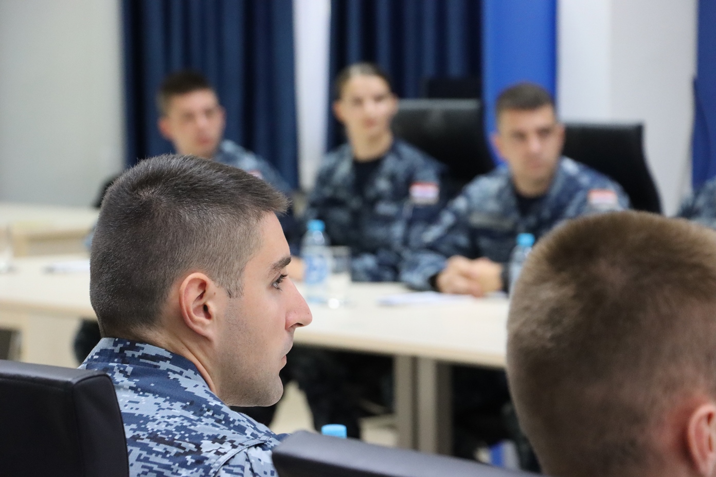 Zapovjednik HRM-a primio prvu generaciju časnika koji su završili studij Vojno pomorstvo