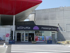 Coquelles: Le Shuttle terminal (Pas-de-Calais)