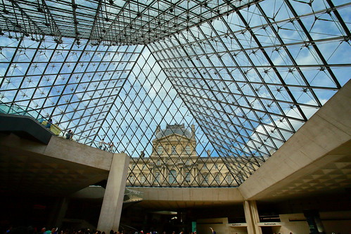 The Louvre Glass Pyramid, Paris, France