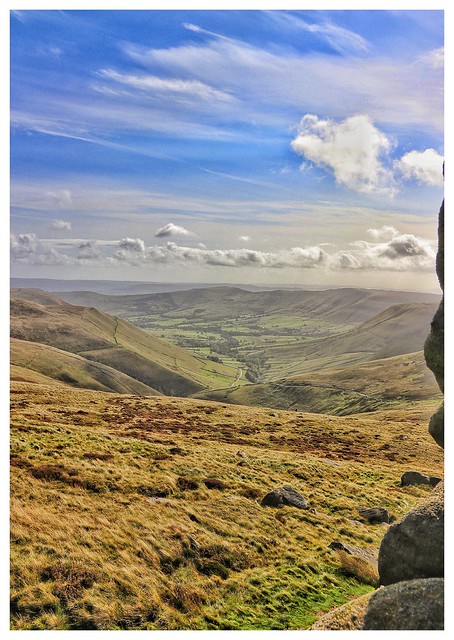 Edale from the rocks