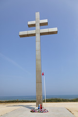 The Lorraine Cross - Photo of Graye-sur-Mer