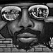 Black & White, Gil Scott-Heron Street Art/Graffiti.