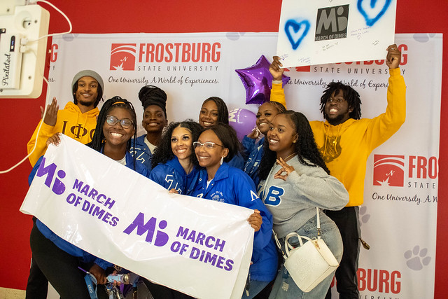 NPHC raises money and walks for the March of Dimes