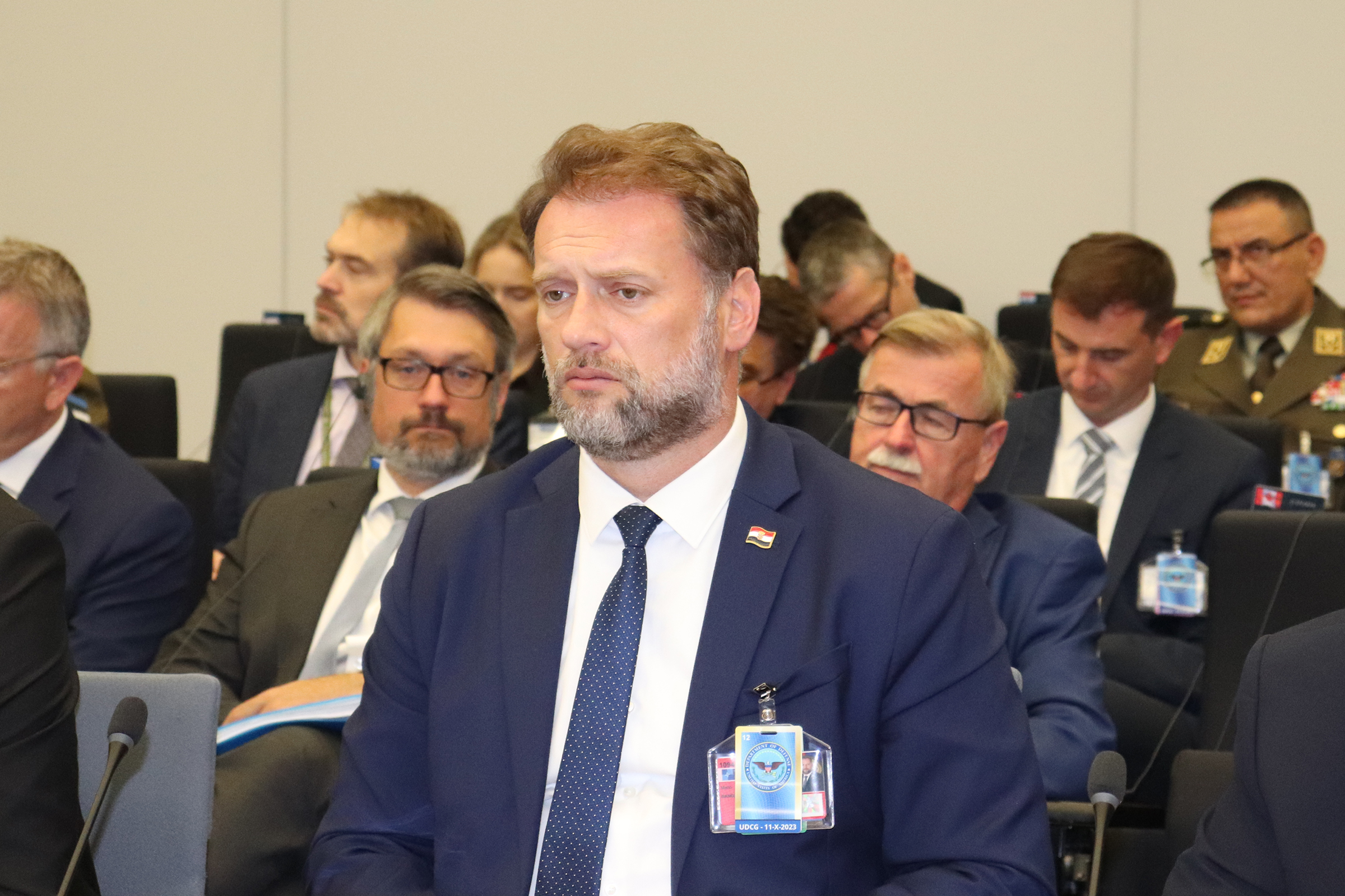 Ministar Banožić na sastanku Obrambene kontaktne skupine za Ukrajinu s predsjednikom Zelenskim