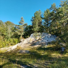 Kalkrots in het bos - Photo of Ludes