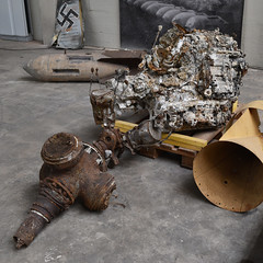 Recovered Jumo 211J from a Ju88C-6. D-Day Wings museum. 10-7-2022 - Photo of Le Mesnil-Patry