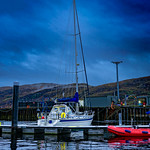 Quayside at Ullapool by Morna Rees
