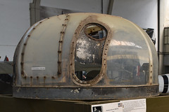 Upper turret from B-17G Flying Fortress. D-Day Wings museum, 10-7-2022