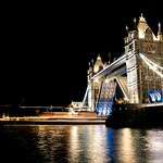 Tower Bridge Boat by Dariush Madani
