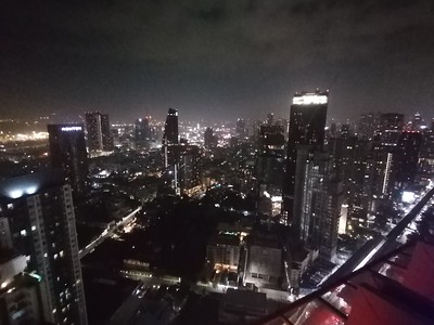 Uitzicht over de stad