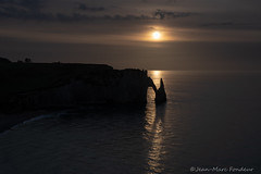 Coucher de soleil sur les falaises d-Etretat - Photo of Les Loges