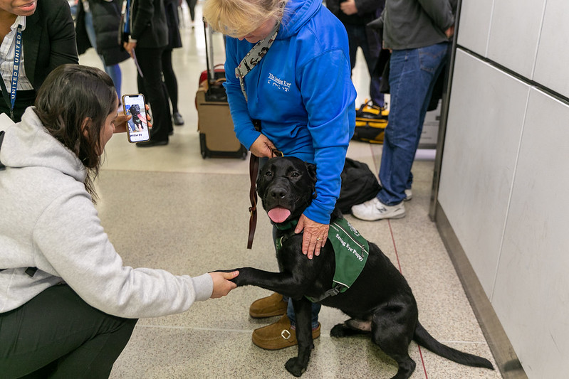 Seeing Eye Puppy Familiarization Event at PHL Airport