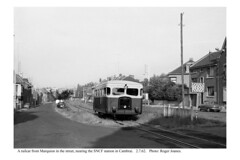 Cambrai. Railcar from Marquion in the street. 2.7.62