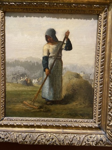 Woman with a Rake by Millet