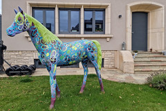 Horse sculpture in Dudelange