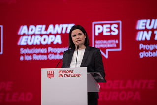 Sviatlana Tsikhanouskaya at the PES Congress in Malaga (11.11.2023)
