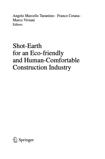 Livre Shot-Earth for an Eco-friendly and Human-Comfortable Construction Industry