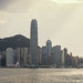 Late afternoon in Victoria Harbour viewing from Tsim Sha Tsui Promenade