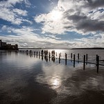 Marine lake Weston-super-Mare by Rich Goldthorpe