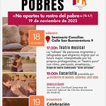 18.11.23 Jornada Mundial de los Pobres. Eventos en Madrid.