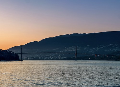 The iconic Lions Gate Bridge - Vancouver, BC