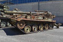 AMX-13 Au F3 155mm ‘284 0230’ at Musée des Blindés, Saumur, France