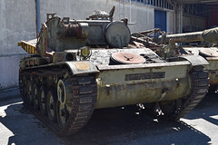 AMX-13 CD Modèle 55 “VIMY” at Musée des Blindés, Saumur, France - Photo of Chênehutte-Trèves-Cunault