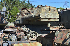 M47 Patton II in storage at Musée des Blindés, Saumur, France - Photo of Allonnes