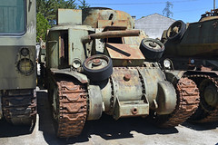 M31 Tank Recovery Vehicle in storage at Musée des Blindés, Saumur, France - Photo of Brézé
