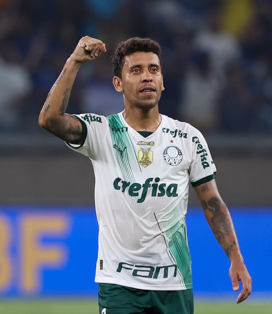 Flaco celebra gol em virada histórica do Palmeiras e repete