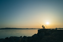 Fishing Sunrise - Photo of Balaruc-les-Bains