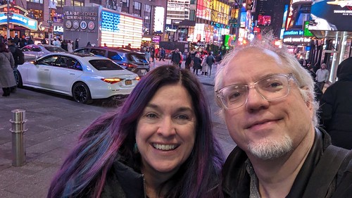 Vicki & Jim in Times Square