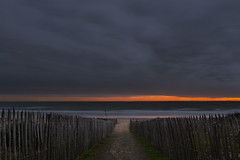 Golden hour on the Atlantic Ocean - Photo of Saint-Vincent-sur-Jard