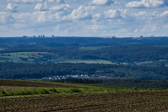 View to Luxembourg from Saarland hills - Photo of Launstroff