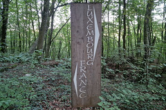 International border in the forest - Photo of Serrouville
