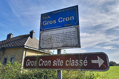Gros Cron sign