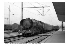 Dunkerque. No. 141 R 347 & train for Arras. 1.7.62