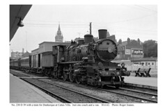 Calais Ville. No. 230 D 39 & train for Dunkerque. 30.6.62