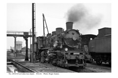 Calais loco depot. Loco no. 230 D 63.   30.6.62