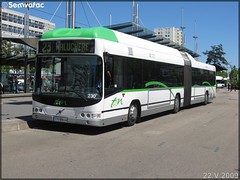 Volvo 7000 A GNV – Semitan (Société d'Économie MIxte des Transports en commun de l'Agglomération Nantaise) / TAN (Transports de l'Agglomération Nantaise) n°230