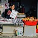 Woman who sells seafood and preserved chicken