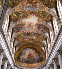 Le plafond de la chapelle royale. - Photo of Saint-Cyr-l'École