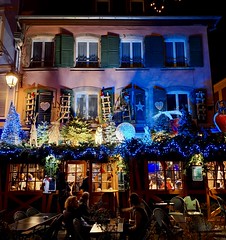 Colmar Christmas lights, Alsace, France