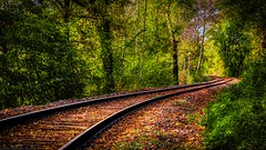 Autumn Photowalk @ Lamadelaine - Train 1900 Railway - Photo of Chenières