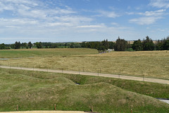 Preserved battlefield at the Newfoundland Memorial Park, Beaumont-Hamel, France. 13-7-2022
