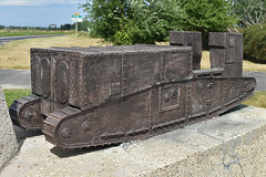 Tank Corps Memorial – Gun Carrier Mark I model. Pozières, France. 13-7-2022