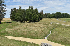 Preserved trenches at the Newfoundland Memorial Park, Beaumont-Hamel, France. 13-7-2022