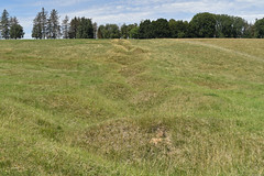 German trench line at the Newfoundland Memorial Park, Beaumont-Hamel, France. 13-7-2022