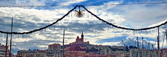 Notre-Dame de la Garde in Marseille at x-mas 2